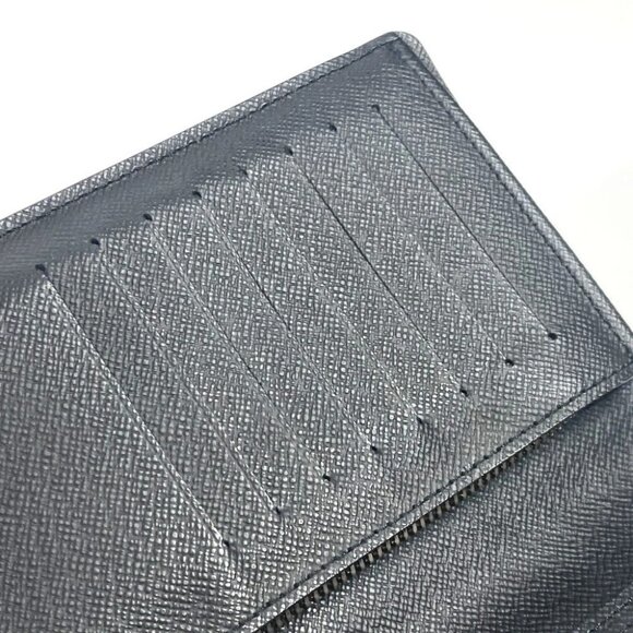 LOUIS VUITTON M60622 Epi Portefeuille Brazza Long Wallet Epi Leather Noir Black - Picture 11 of 16